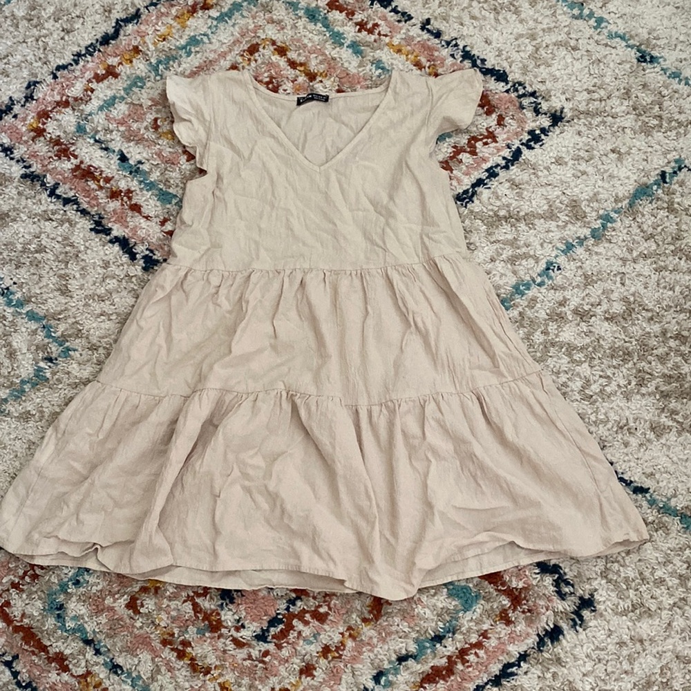 Beige shein dress